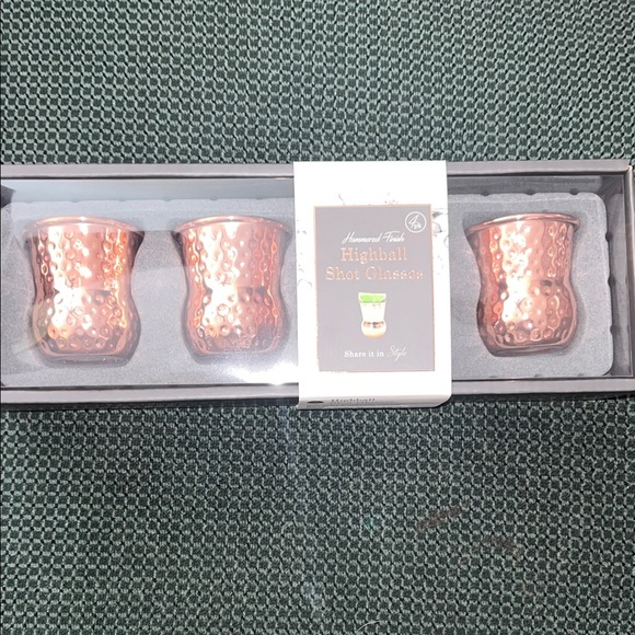 Other - Hammered Finish Moscow Mule Copper Shot Glasses Set